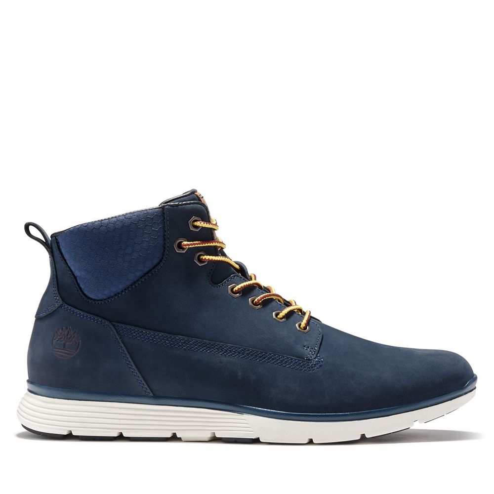 Timberland Mens Sneakers Killington Leather Chukka Boots - Navy - India MN1263095